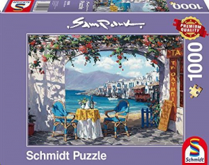 Schmidt mykonosi randevú, 1000 db-os puzzle (59396, 17481-184)